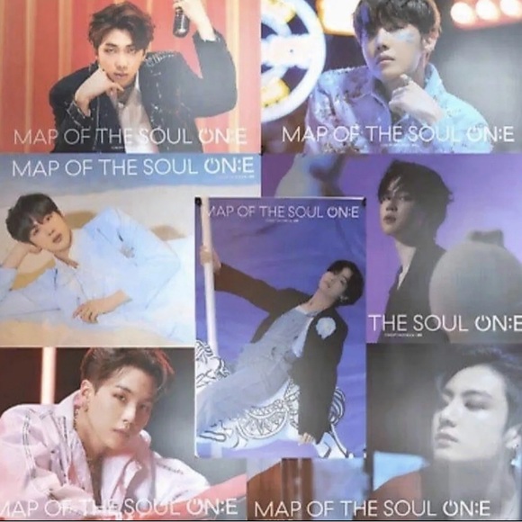 bts mots on:e photobook first edition poster set - Picture 4 of 4